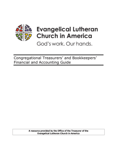 Congregational Treasurers Financial & Accounting Guide