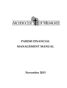 Parish Financial Management Manual