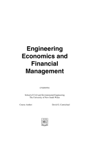 Engineering Economics and Financial Management