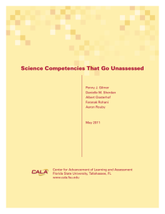 Science Competencies That Go Unassessed