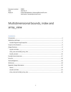 Multidimensional bounds, index and array_view - Open