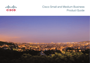 Cisco Small and Medium Business Product Guide