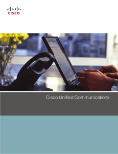 Cisco Unified Communications Solution Brochure