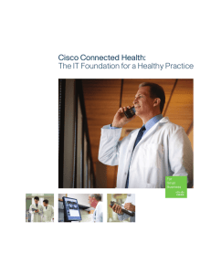 Cisco Healthcare Clinician Brochure