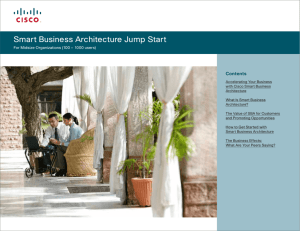 Smart Business Architecture Jump Start