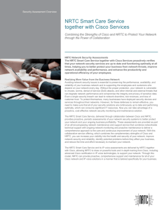 Cisco Smartcare Service - Network Resource Technologies Corp
