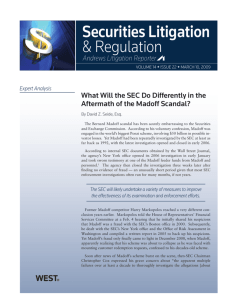 Securities Litigation & Regulation