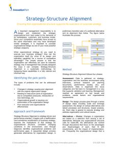 Strategy-Structure Alignment