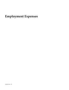 Employment Expenses