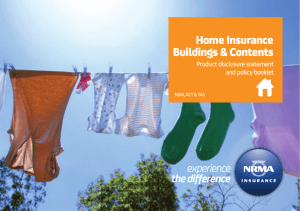 Home Insurance Buildings & Contents