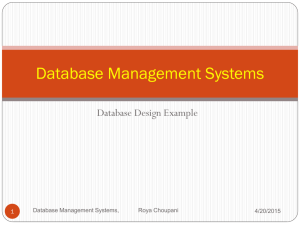 Database Management Systems