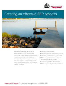 Creating an effective RFP process