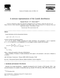 A mixture representation of the Linnik distribution