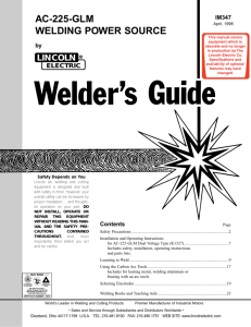 ac-225-glm welding power source