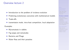 Overview lecture 2