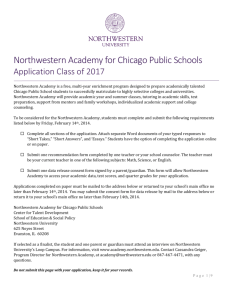 Northwestern Academy for Chicago Public Schools