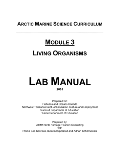 lab manual - ArcticNet