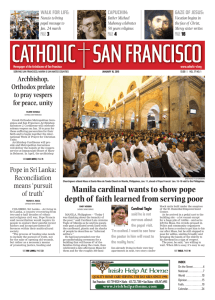 January 16, 2015 - Catholic San Francisco