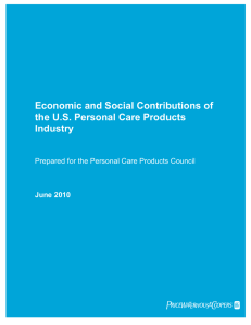 Economic and Social Contributions of the U.S. Personal Care