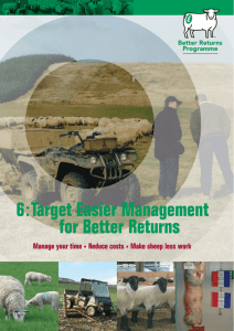 Manual 6 - Target easier management for better returns