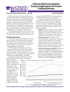 MF3000 Chinese Beef Consumption Trends: Implications for Future