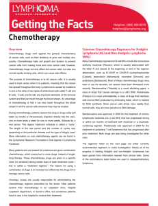 Chemotherapy - Lymphoma Research Foundation