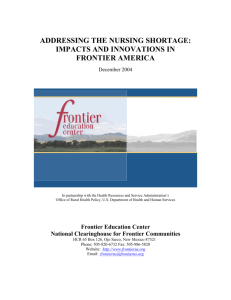 Addressing the Nursing Shortage – Impacts and Innovations in