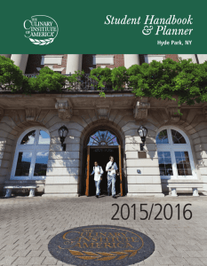 2015–2016 CIA Student Handbook, Hyde Park, NY