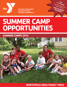 Summer Camp OppOrtunitieS Summer CampS 2014