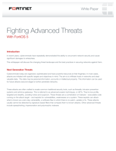 Fighting Advanced Threats - R5