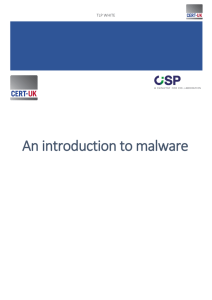 An introduction to malware