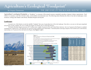 Agriculture's Ecological “Foodprint”