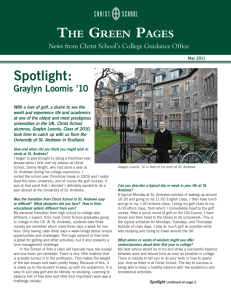 Spotlight - Christ School