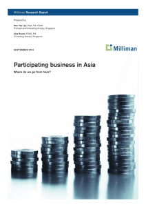 Participating business in Asia