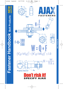 Fastener Handbook - West Coast Fasteners