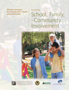 Guide 7: Fostering School, Family, and Community Involvement
