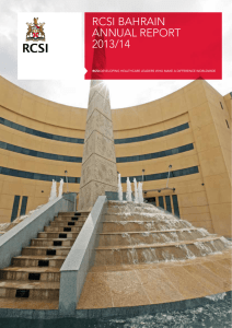 rcsi bahrain annual report 2013/14