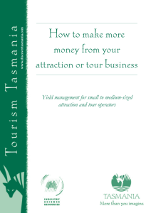 How to make more money from your attraction or tour business [PDF