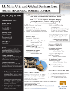 LL.M. in US and Global Business Law