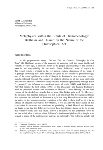 Metaphysics within the Limits of Phenomenology