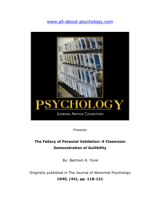 Click Here - All About Psychology