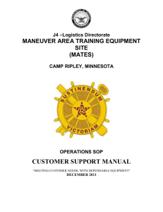customer support manual - Minnesota National Guard