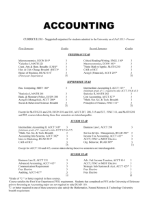 accounting - Alfred Lerner College of Business and Economics