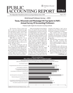 Public Accounting Report