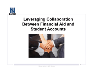 Leveraging Collaboration Between Financial Aid and