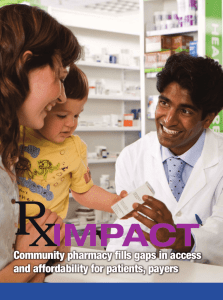 Community pharmacy fills gaps in access and affordability for