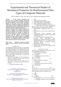 Experimental and Theoretical Studies of Mechanical