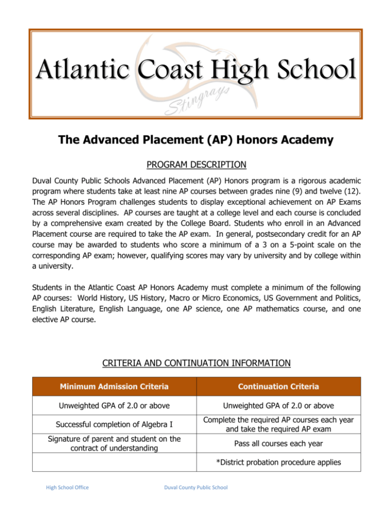 Atlantic Coast High School Duval County Public Schools Atlantic Coast High School Duval County Public Schools