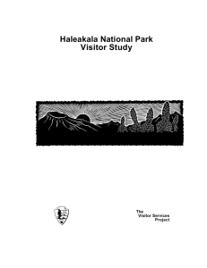 Haleakala National Park Visitor Study