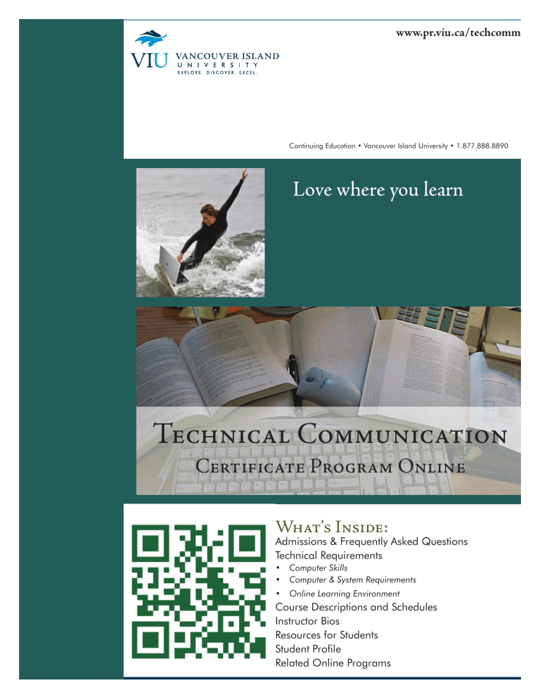Technical Communication Vancouver Island University